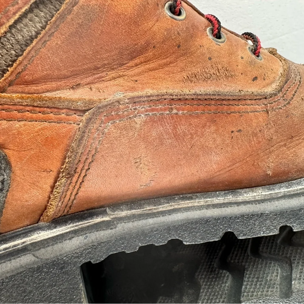 Red Wing BRNR XP 6 Inch Waterproof Safety Toe Boot in Brown Size 8‎